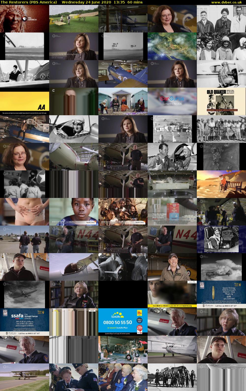 The Restorers (PBS America) Wednesday 24 June 2020 13:35 - 14:35