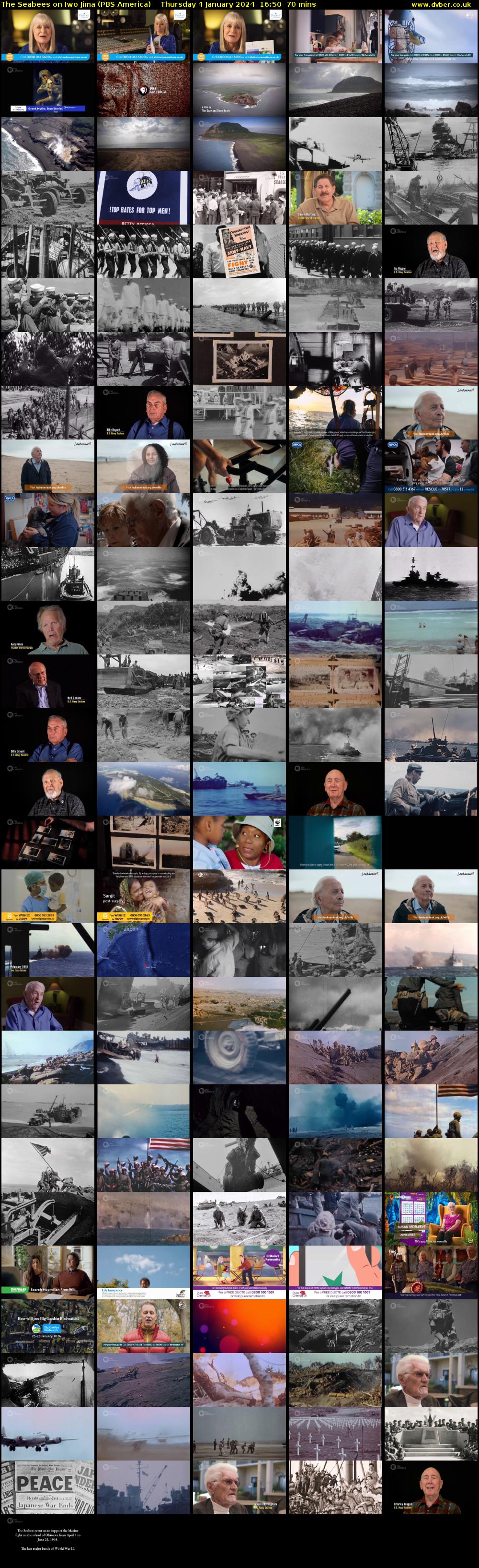 The Seabees on Iwo Jima (PBS America) Thursday 4 January 2024 16:50 - 18:00