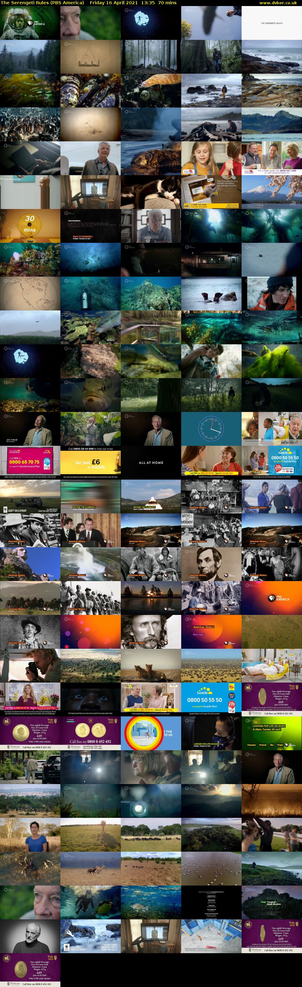 The Serengeti Rules (PBS America) Friday 16 April 2021 13:35 - 14:45
