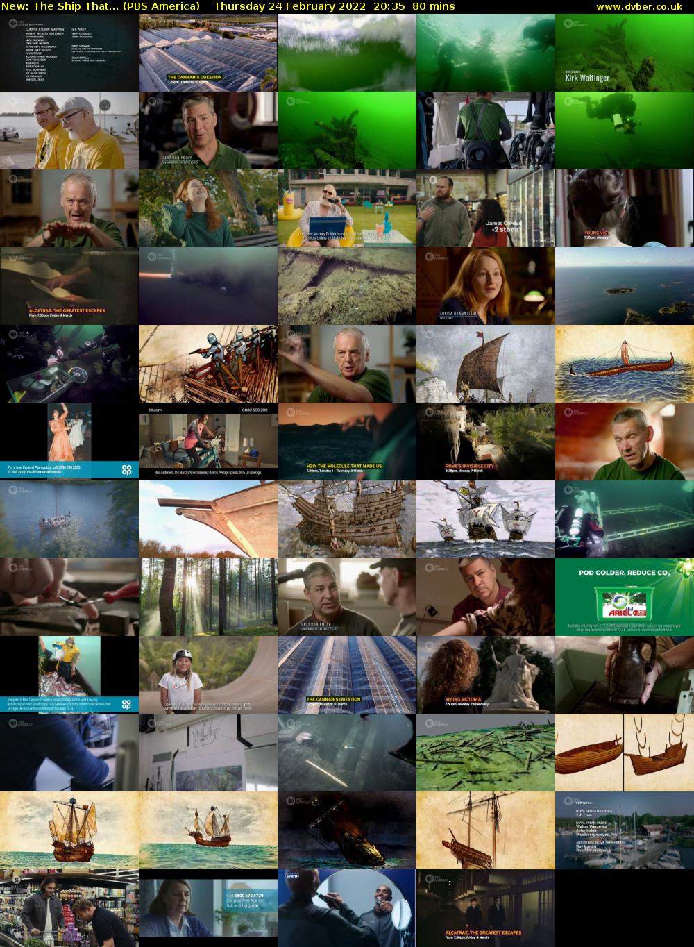 The Ship That... (PBS America) Thursday 24 February 2022 20:35 - 21:55