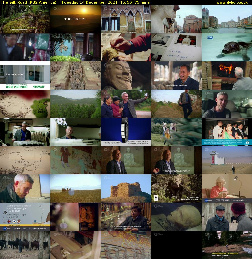 The Silk Road (PBS America) Tuesday 14 December 2021 15:50 - 17:05