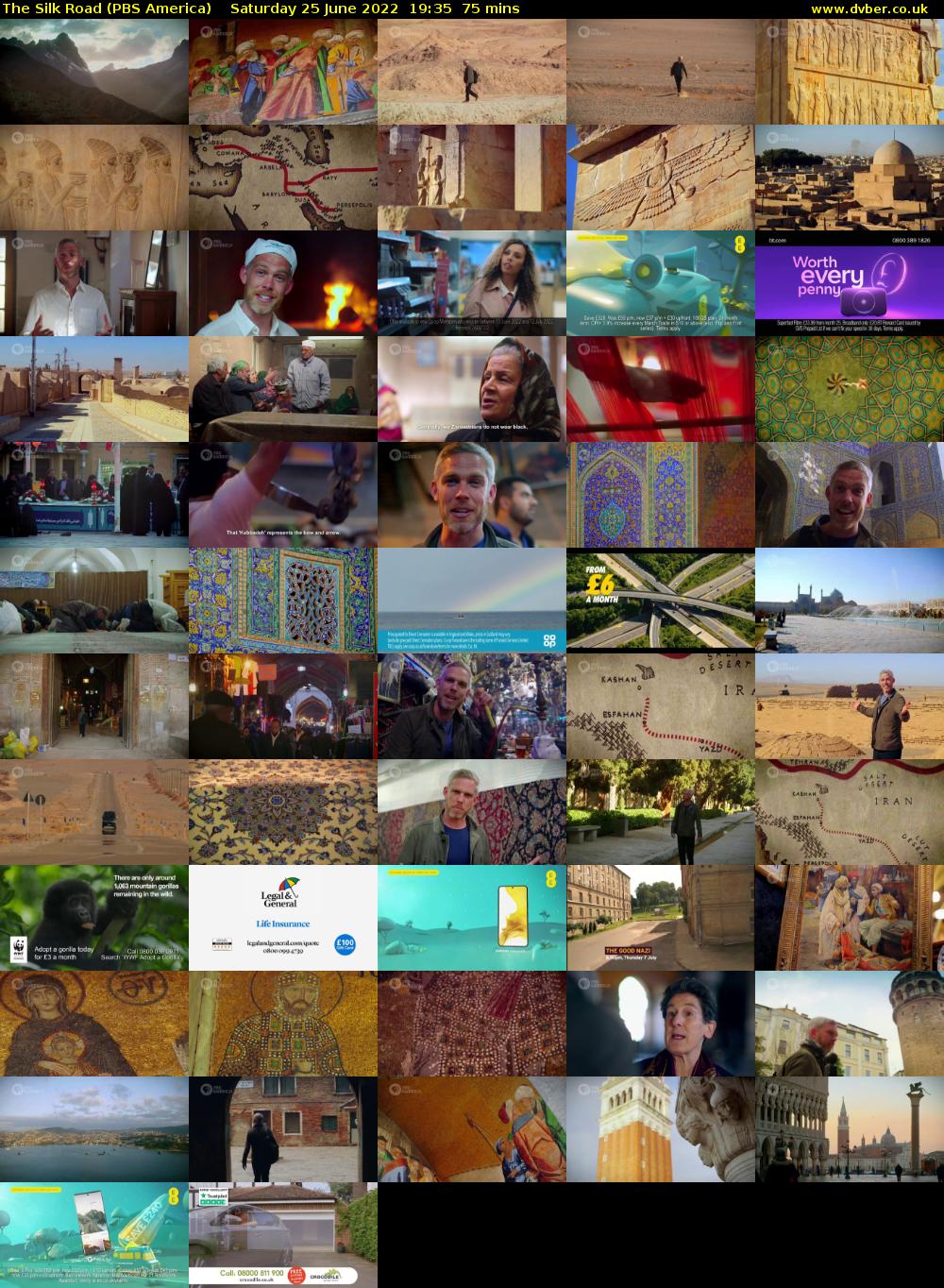 The Silk Road (PBS America) Saturday 25 June 2022 19:35 - 20:50