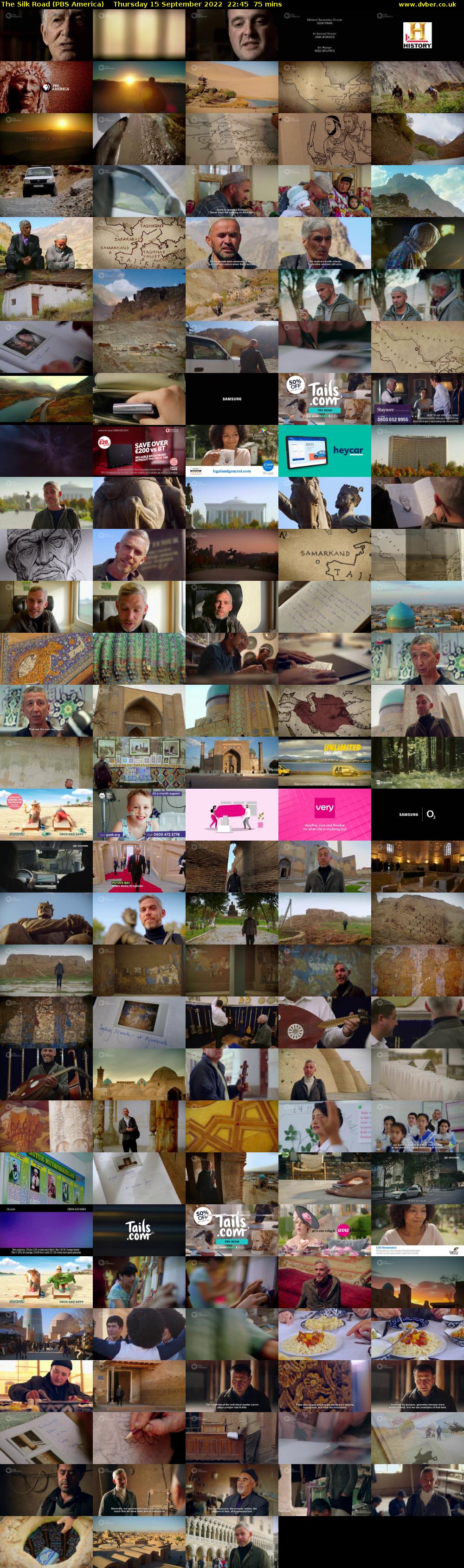 The Silk Road (PBS America) Thursday 15 September 2022 22:45 - 00:00