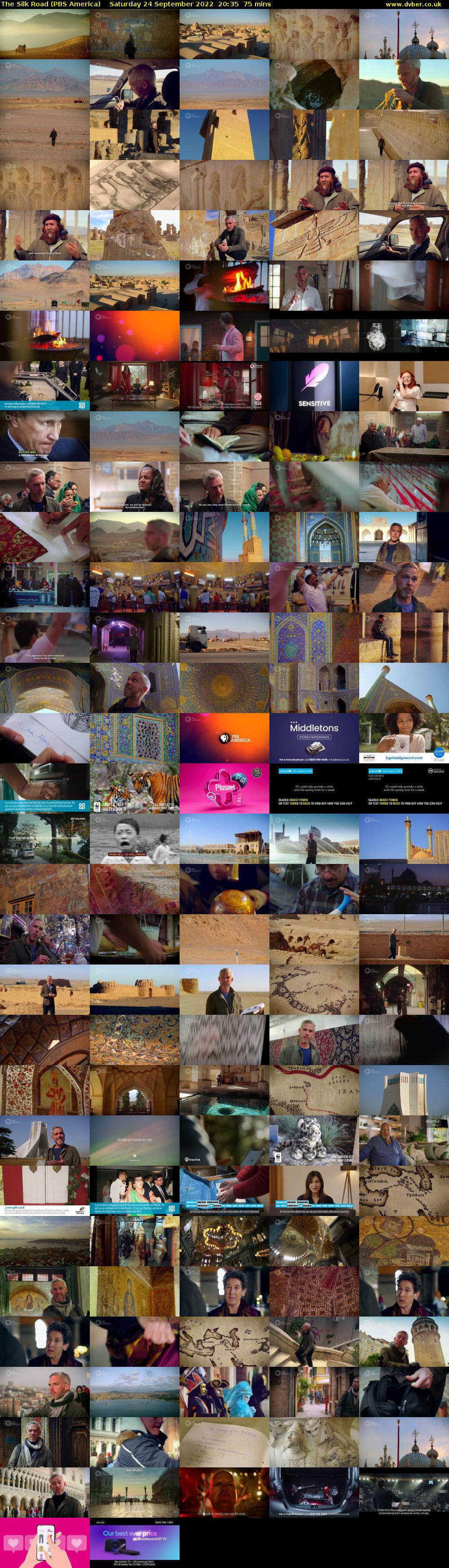 The Silk Road (PBS America) Saturday 24 September 2022 20:35 - 21:50