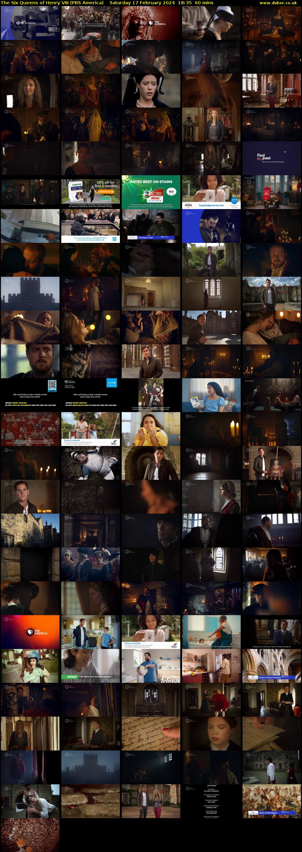 The Six Queens of Henry VIII (PBS America) Saturday 17 February 2024 18:35 - 19:35
