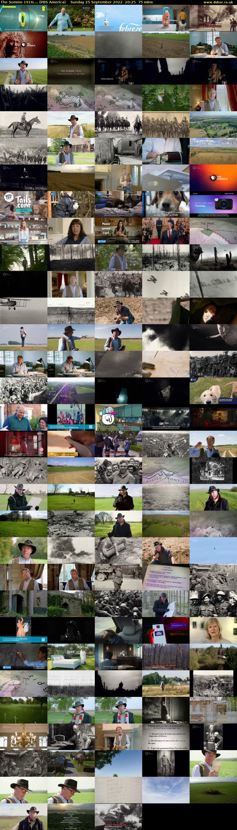 The Somme 1916:... (PBS America) Sunday 25 September 2022 20:25 - 21:40