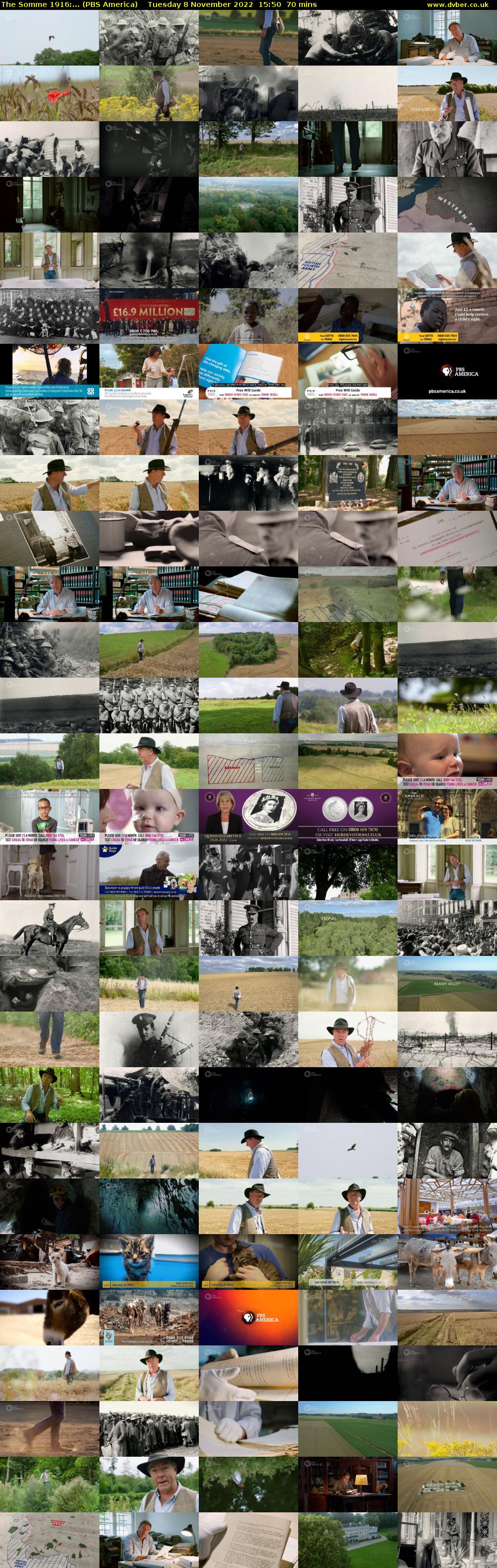 The Somme 1916:... (PBS America) Tuesday 8 November 2022 15:50 - 17:00