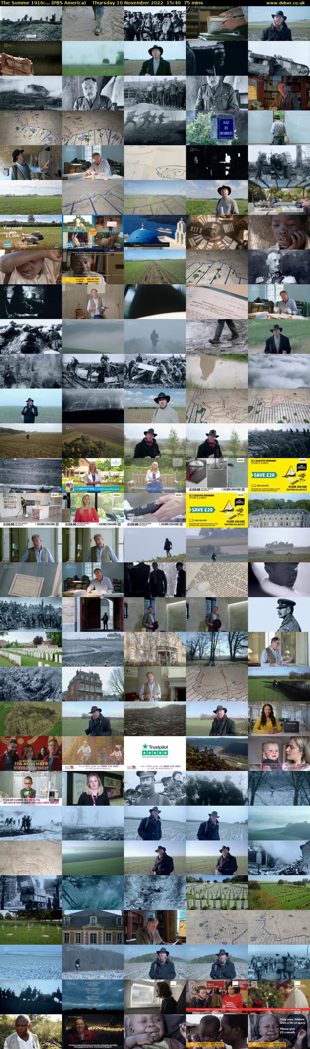 The Somme 1916:... (PBS America) Thursday 10 November 2022 15:40 - 16:55