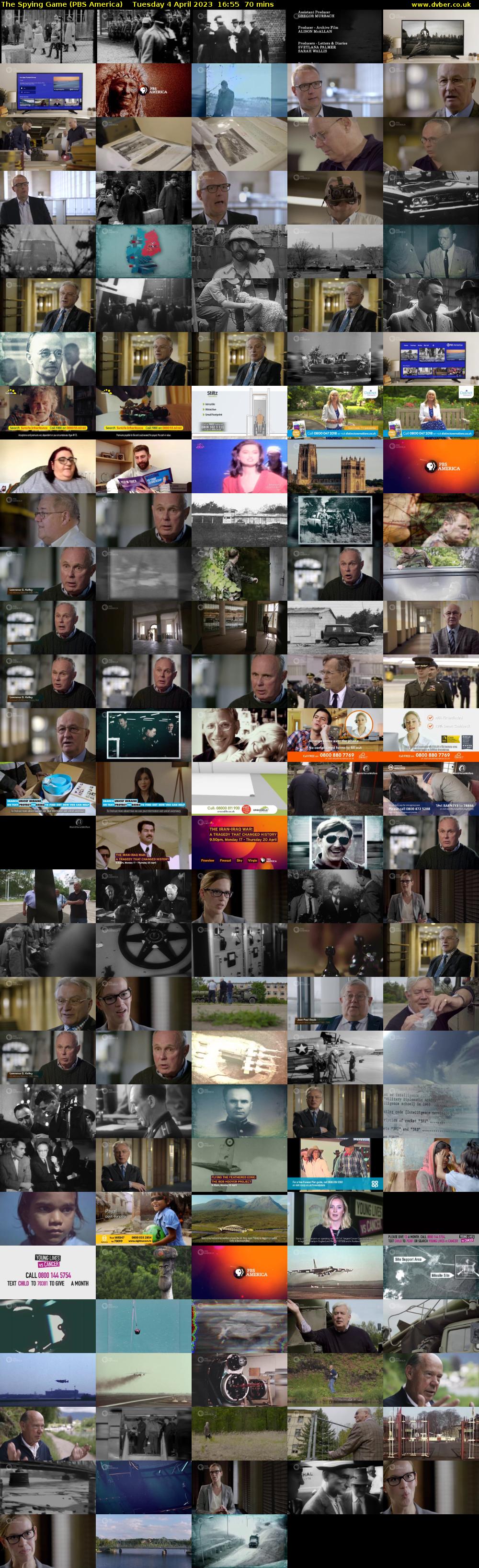 The Spying Game (PBS America) Tuesday 4 April 2023 16:55 - 18:05