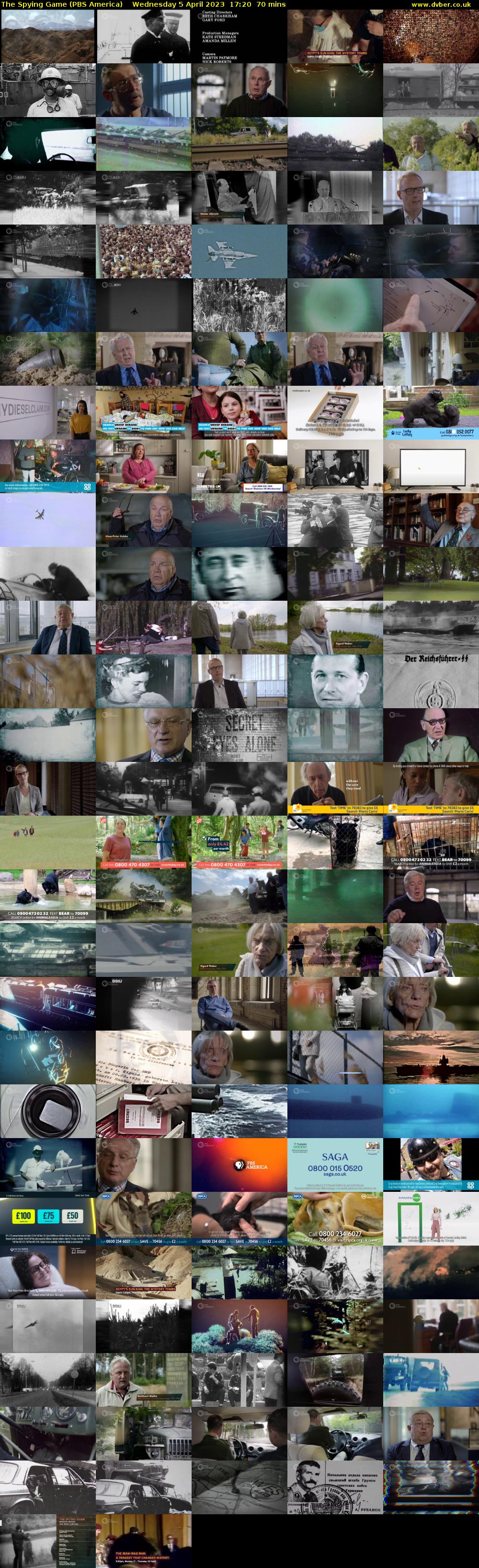 The Spying Game (PBS America) Wednesday 5 April 2023 17:20 - 18:30