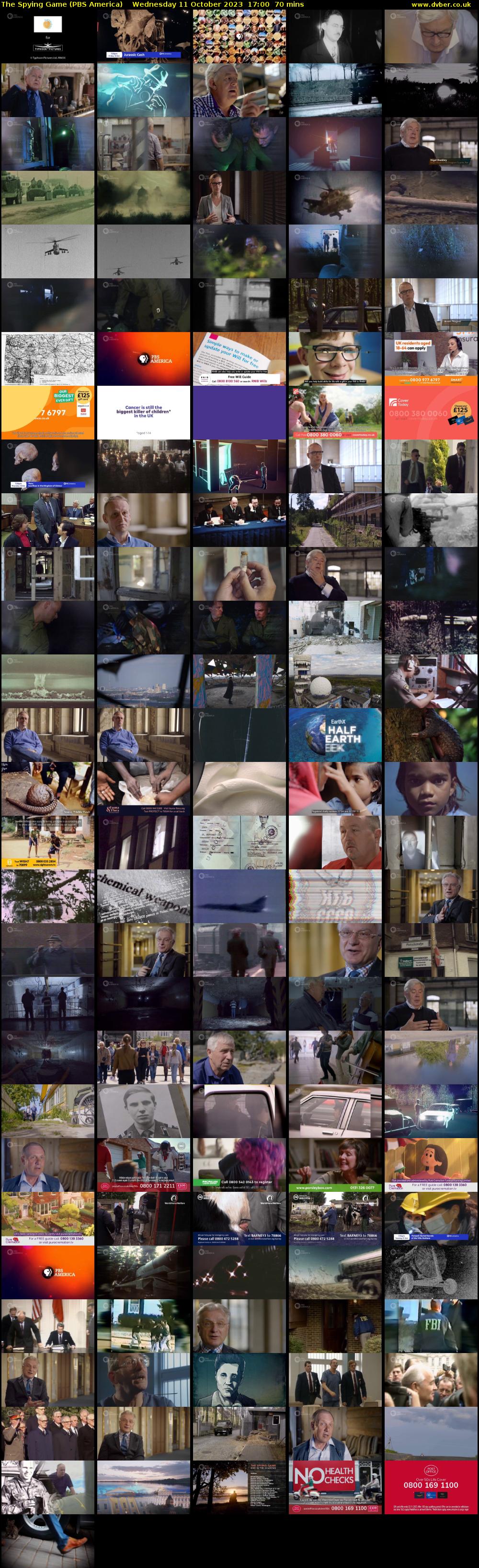 The Spying Game (PBS America) Wednesday 11 October 2023 17:00 - 18:10