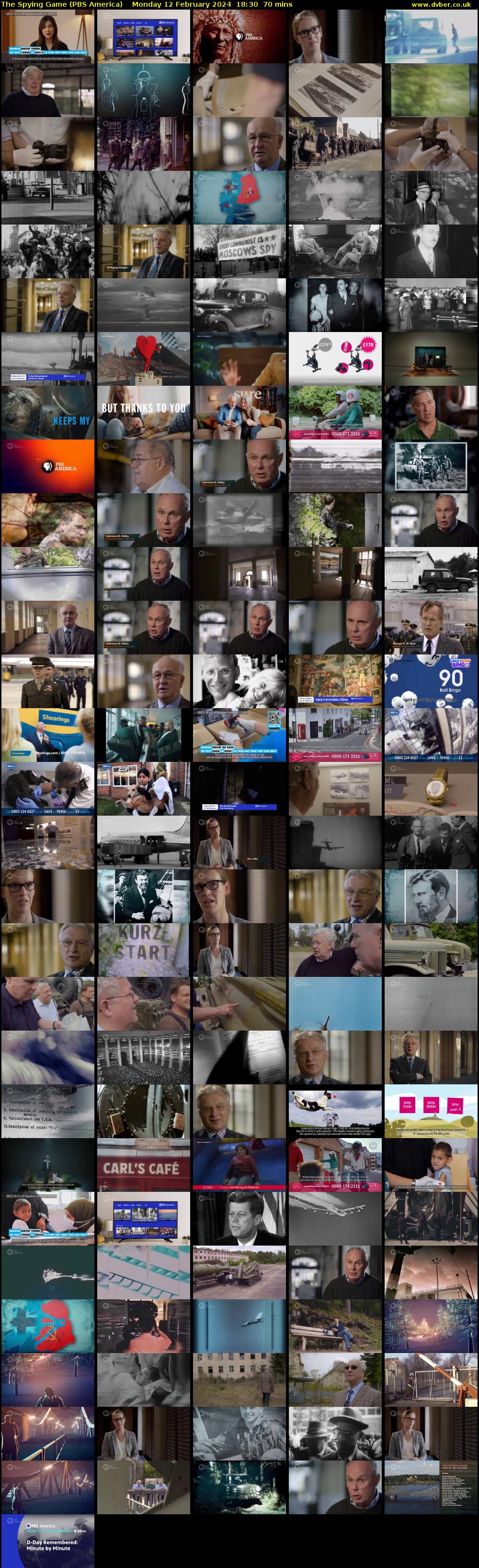 The Spying Game (PBS America) Monday 12 February 2024 18:30 - 19:40