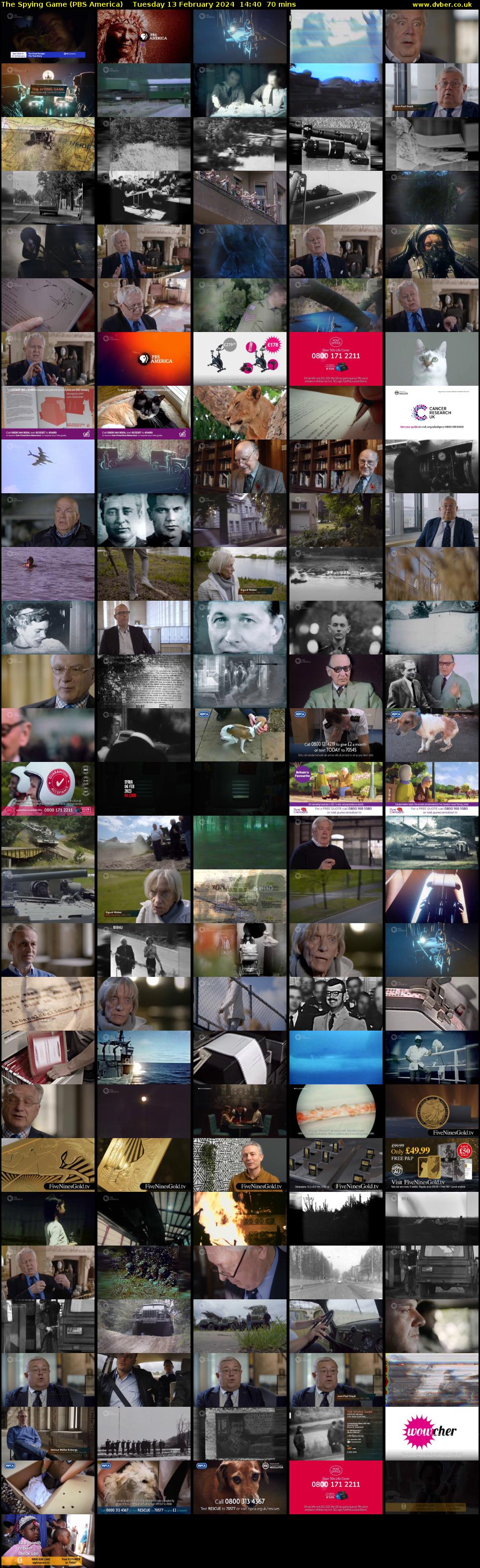 The Spying Game (PBS America) Tuesday 13 February 2024 14:40 - 15:50