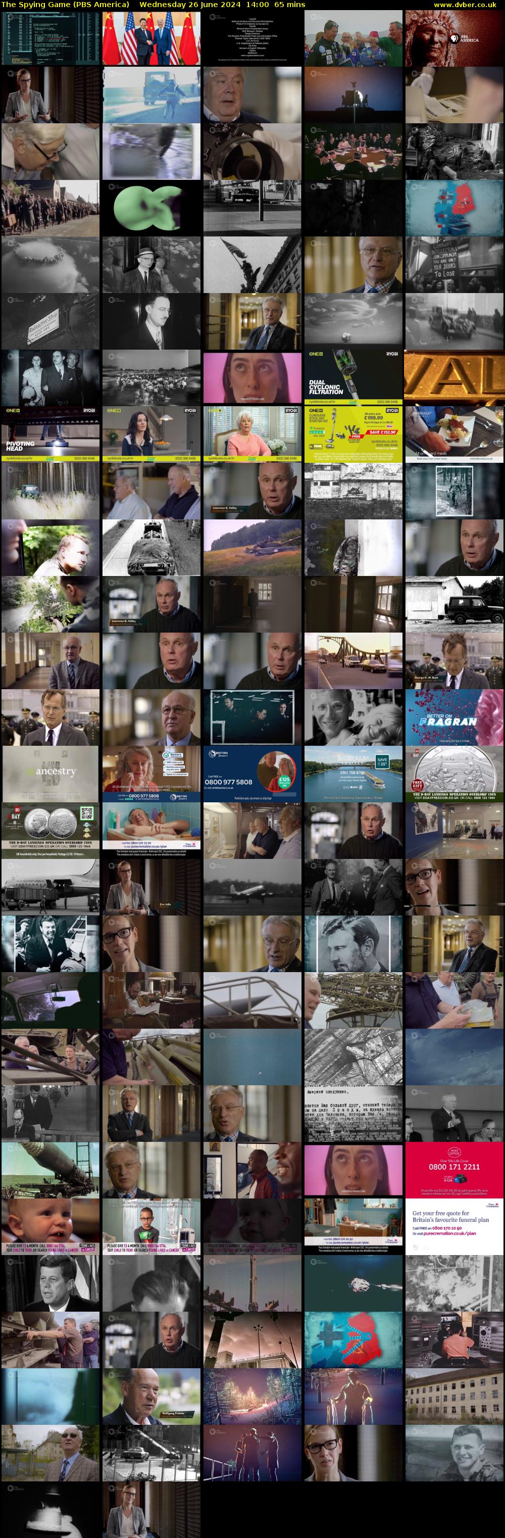 The Spying Game (PBS America) Wednesday 26 June 2024 14:00 - 15:05