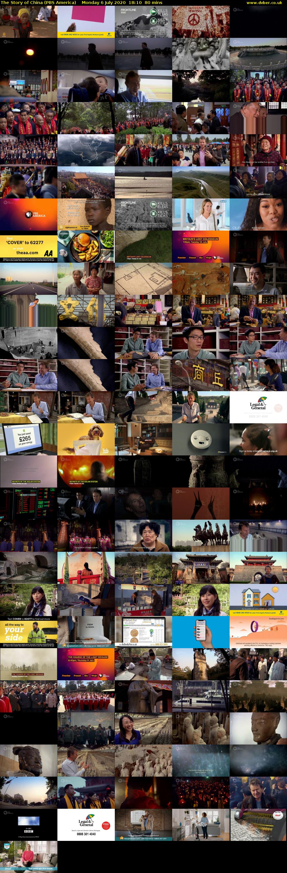 The Story of China (PBS America) Monday 6 July 2020 18:10 - 19:30
