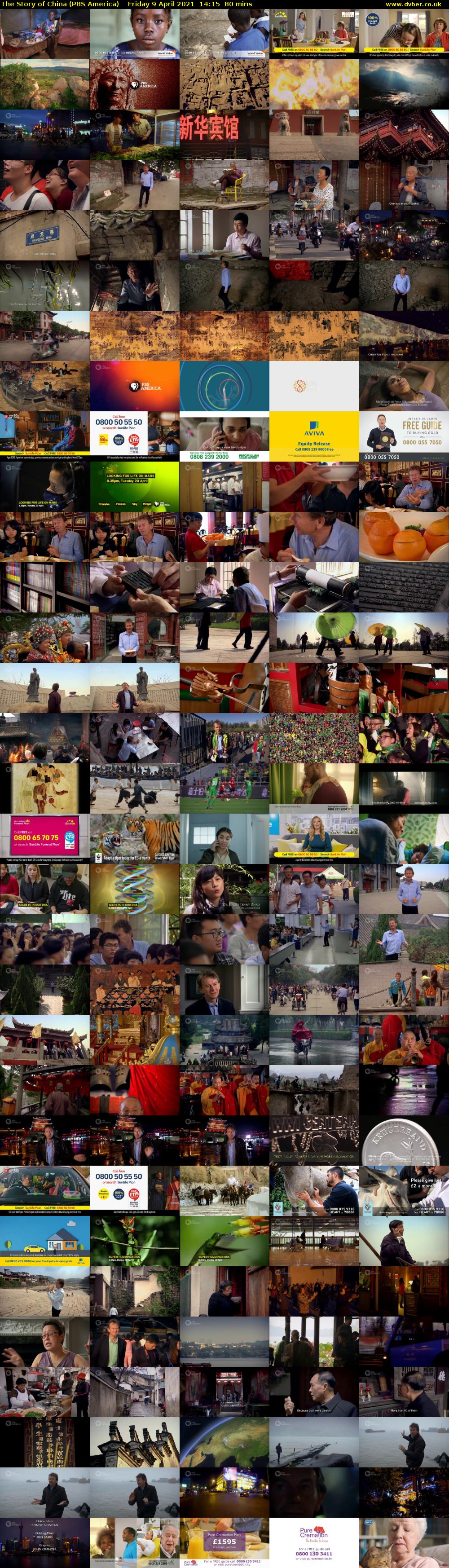 The Story of China (PBS America) Friday 9 April 2021 14:15 - 15:35