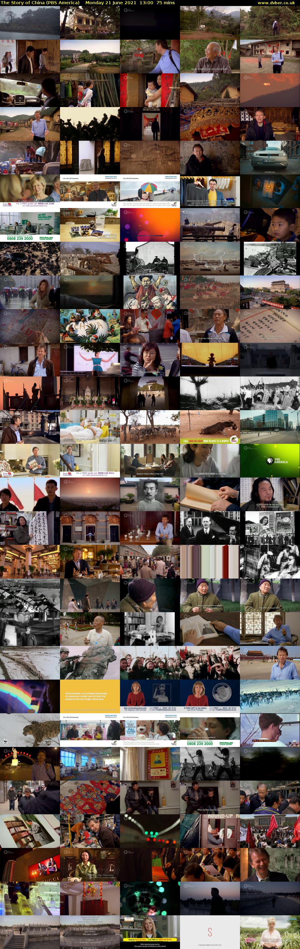 The Story of China (PBS America) Monday 21 June 2021 13:00 - 14:15