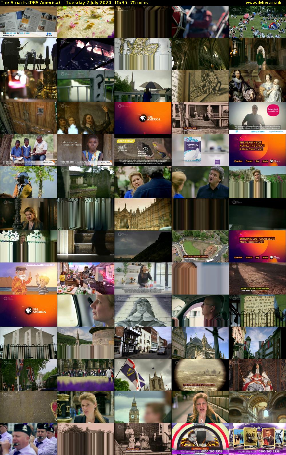 The Stuarts (PBS America) Tuesday 7 July 2020 15:35 - 16:50