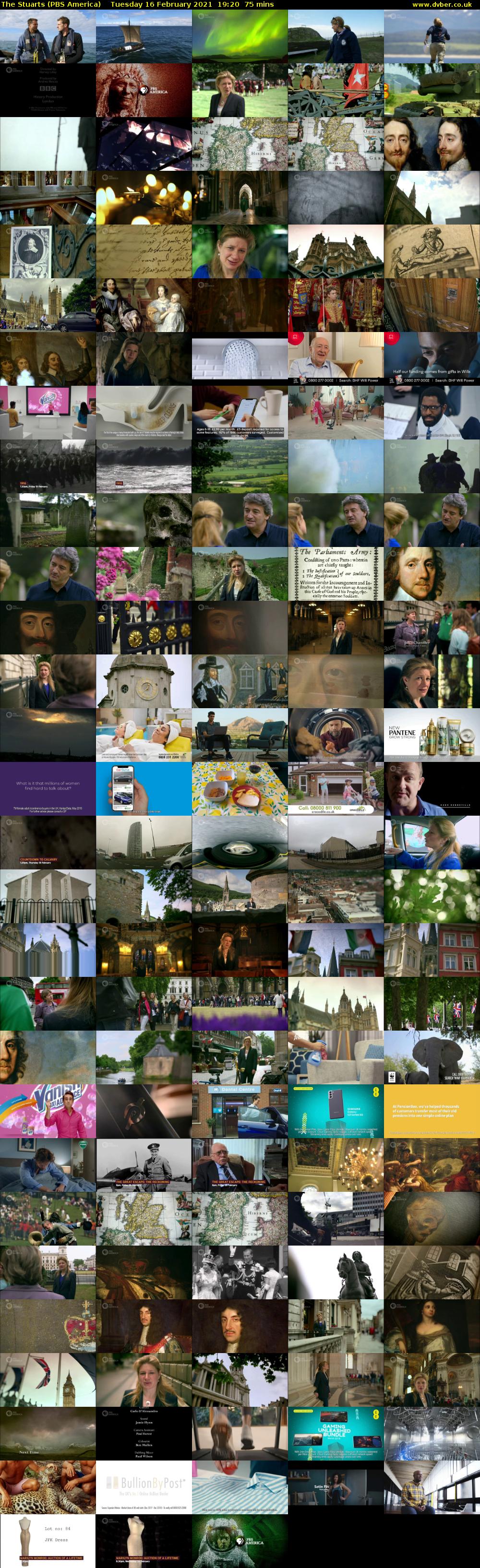 The Stuarts (PBS America) Tuesday 16 February 2021 19:20 - 20:35
