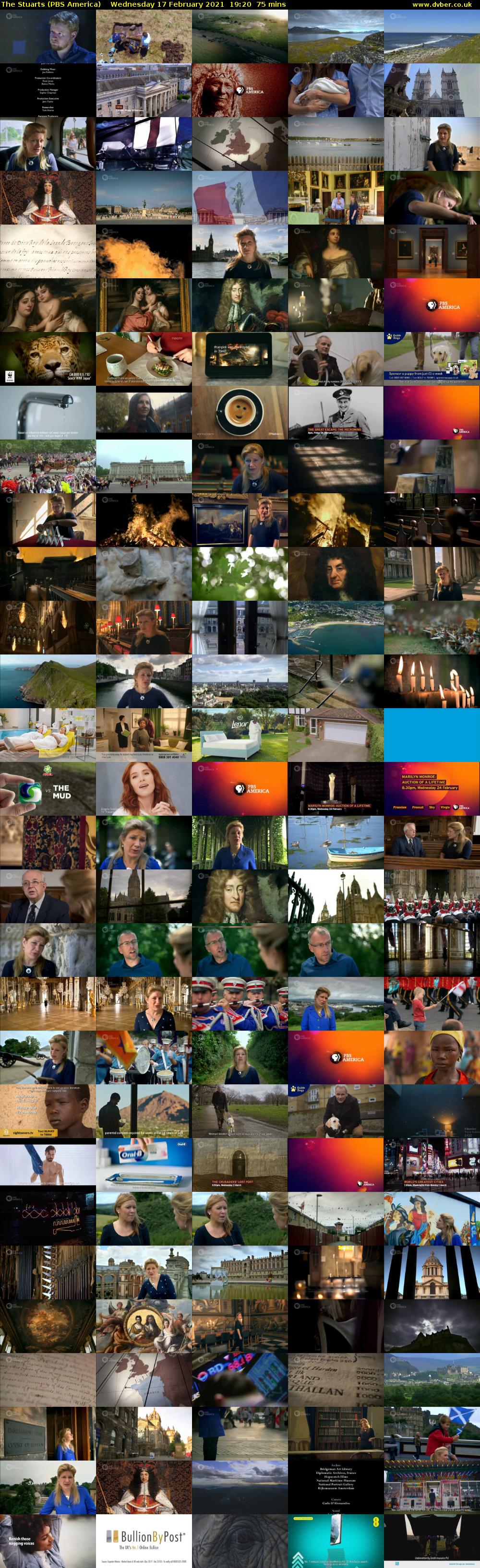 The Stuarts (PBS America) Wednesday 17 February 2021 19:20 - 20:35