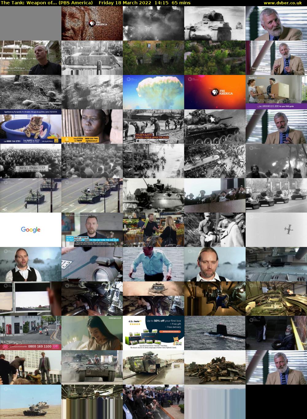 The Tank: Weapon of... (PBS America) Friday 18 March 2022 14:15 - 15:20
