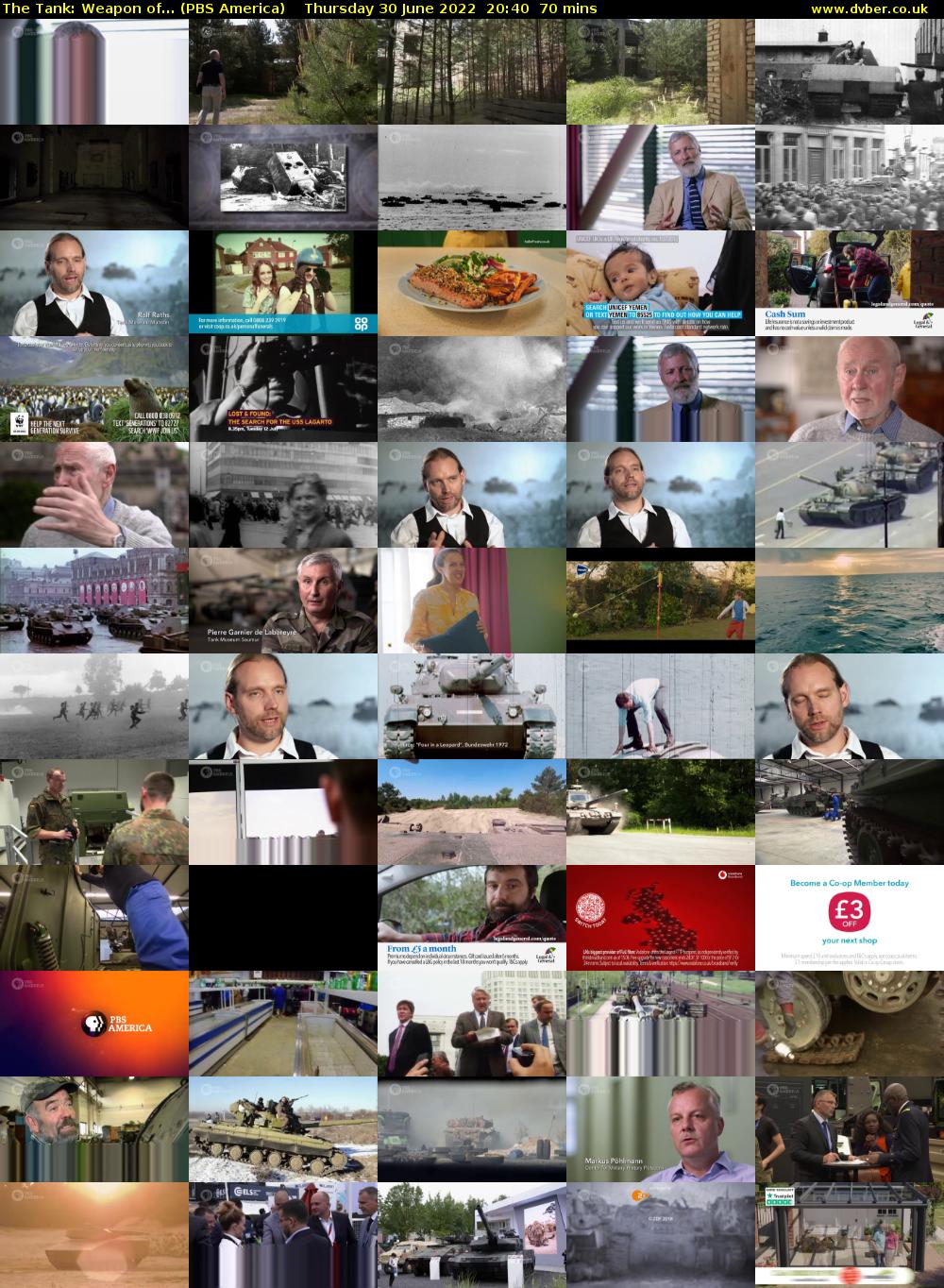 The Tank: Weapon of... (PBS America) Thursday 30 June 2022 20:40 - 21:50