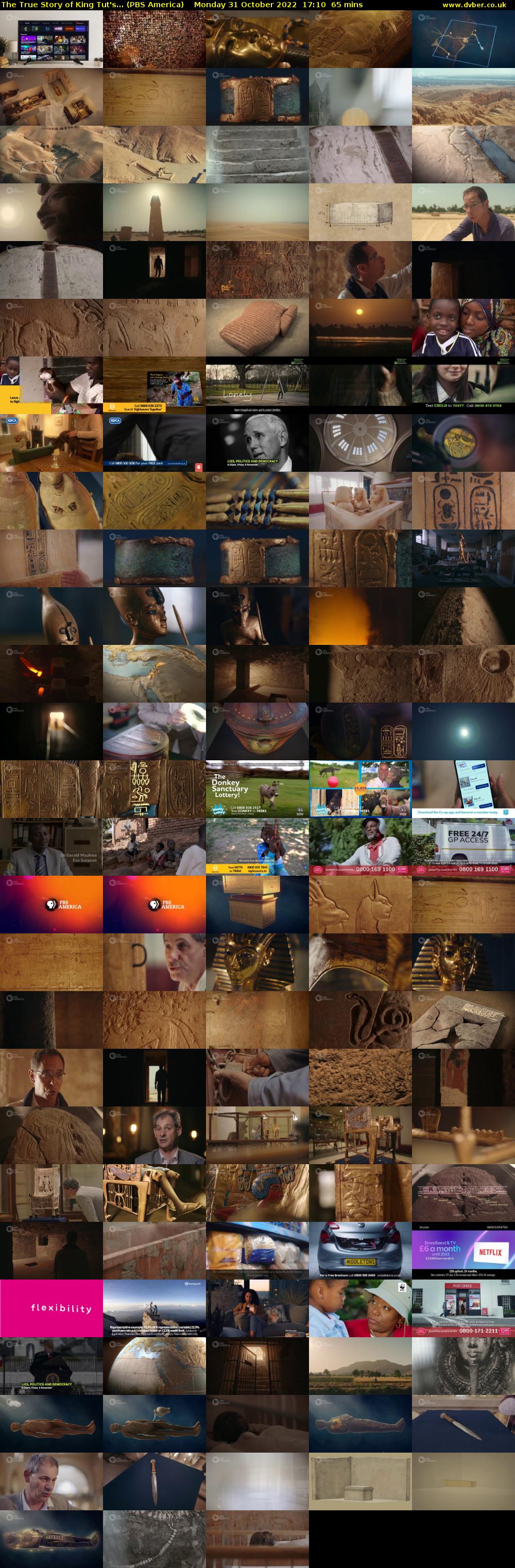 The True Story of King Tut's... (PBS America) Monday 31 October 2022 17:10 - 18:15