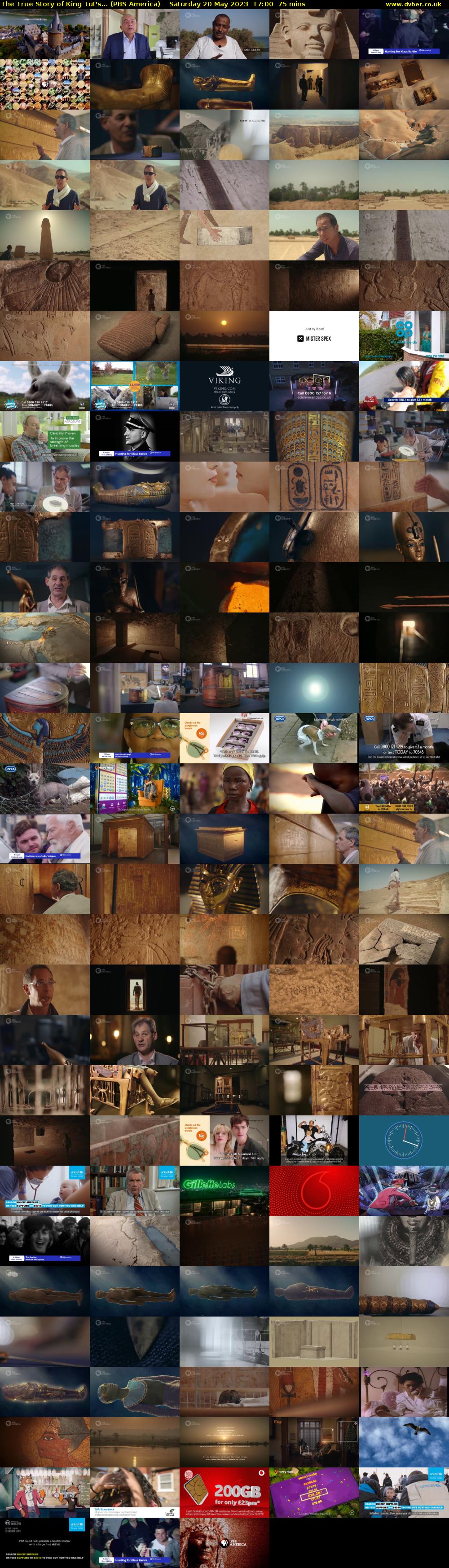 The True Story of King Tut's... (PBS America) Saturday 20 May 2023 17:00 - 18:15
