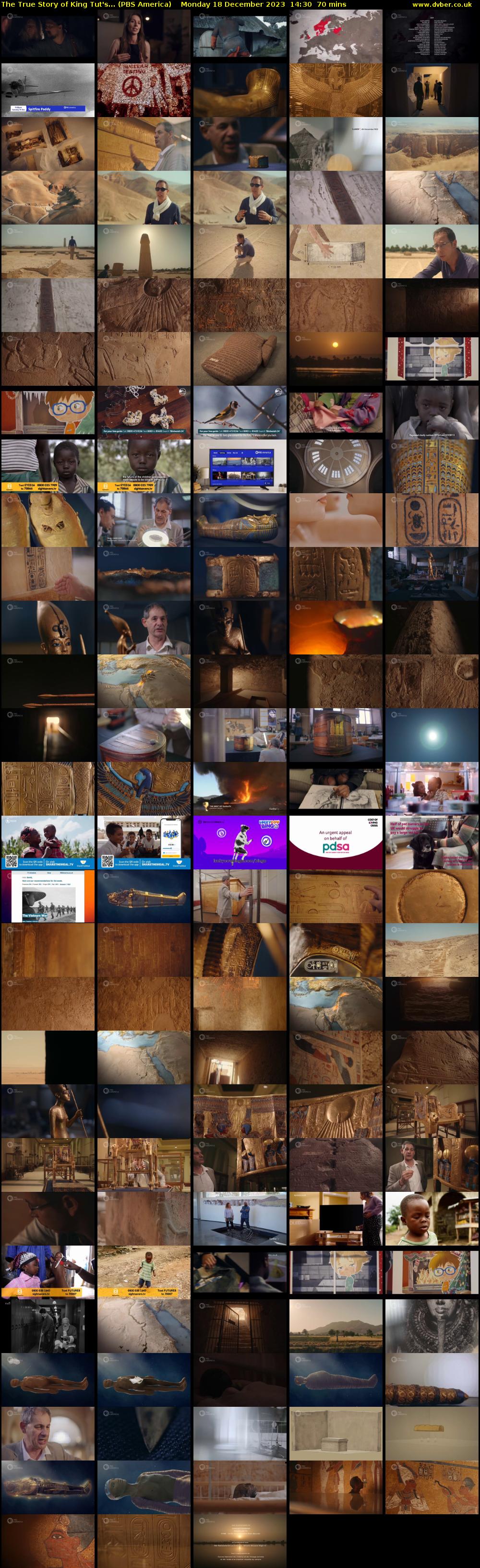 The True Story of King Tut's... (PBS America) Monday 18 December 2023 14:30 - 15:40