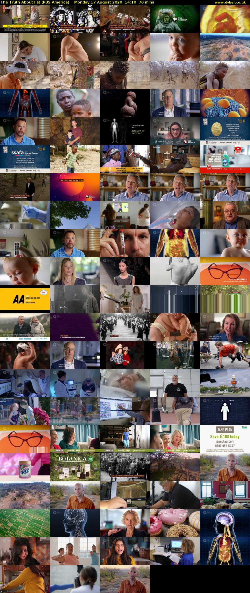 The Truth About Fat (PBS America) Monday 17 August 2020 14:10 - 15:20
