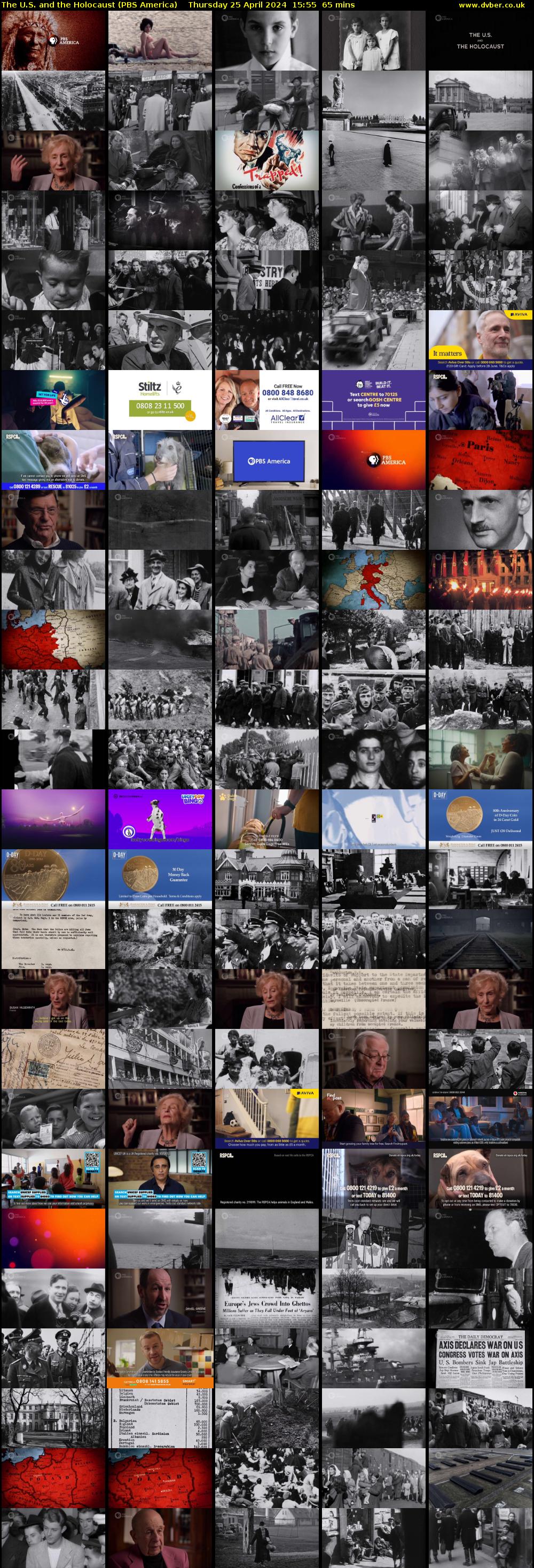 The U.S. and the Holocaust (PBS America) Thursday 25 April 2024 15:55 - 17:00