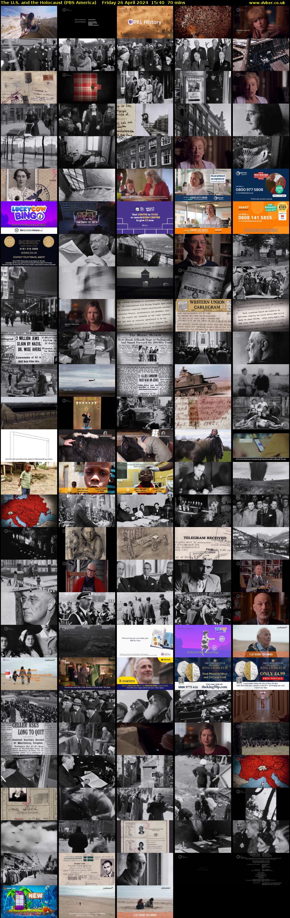 The U.S. and the Holocaust (PBS America) Friday 26 April 2024 15:40 - 16:50