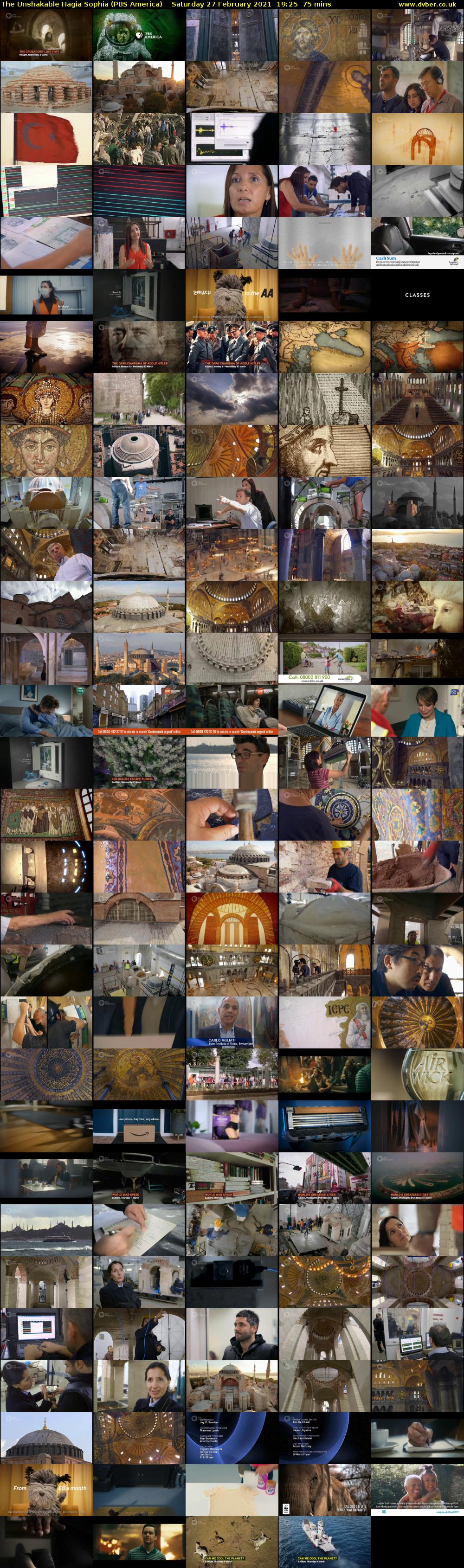 The Unshakable Hagia Sophia (PBS America) Saturday 27 February 2021 19:25 - 20:40