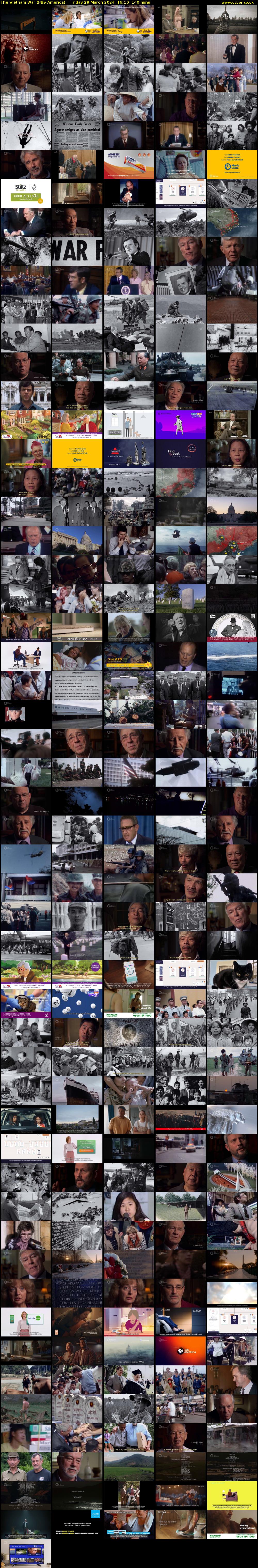 The Vietnam War (PBS America) Friday 29 March 2024 16:10 - 18:30