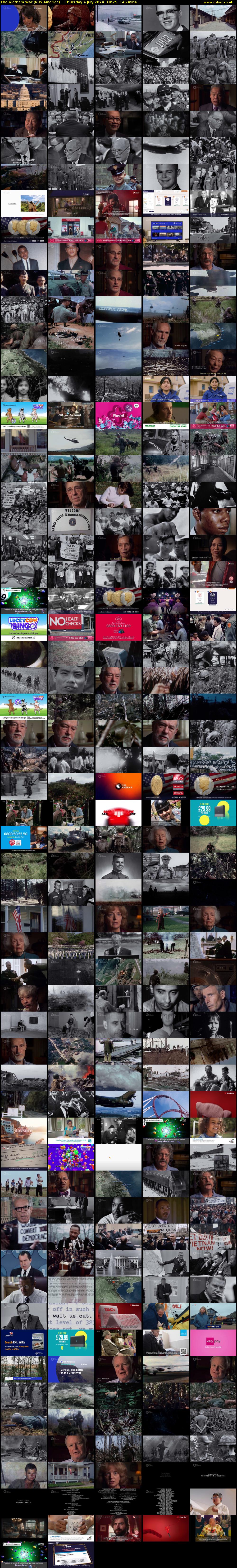 The Vietnam War (PBS America) Thursday 4 July 2024 18:25 - 20:50