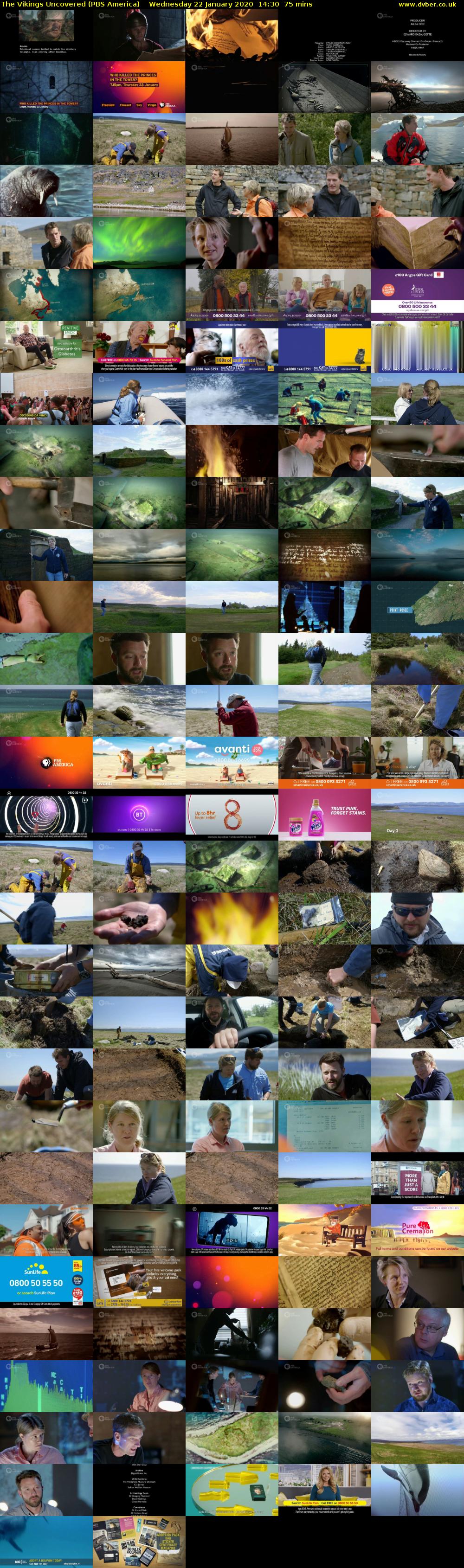 The Vikings Uncovered (PBS America) Wednesday 22 January 2020 14:30 - 15:45