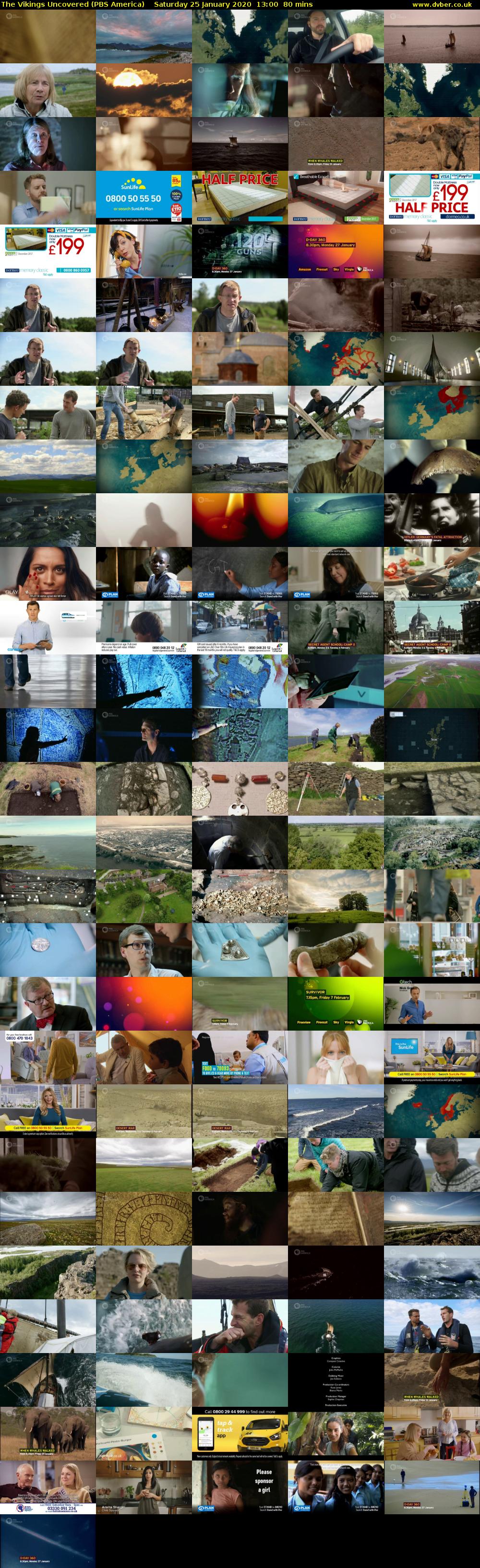 The Vikings Uncovered (PBS America) Saturday 25 January 2020 13:00 - 14:20