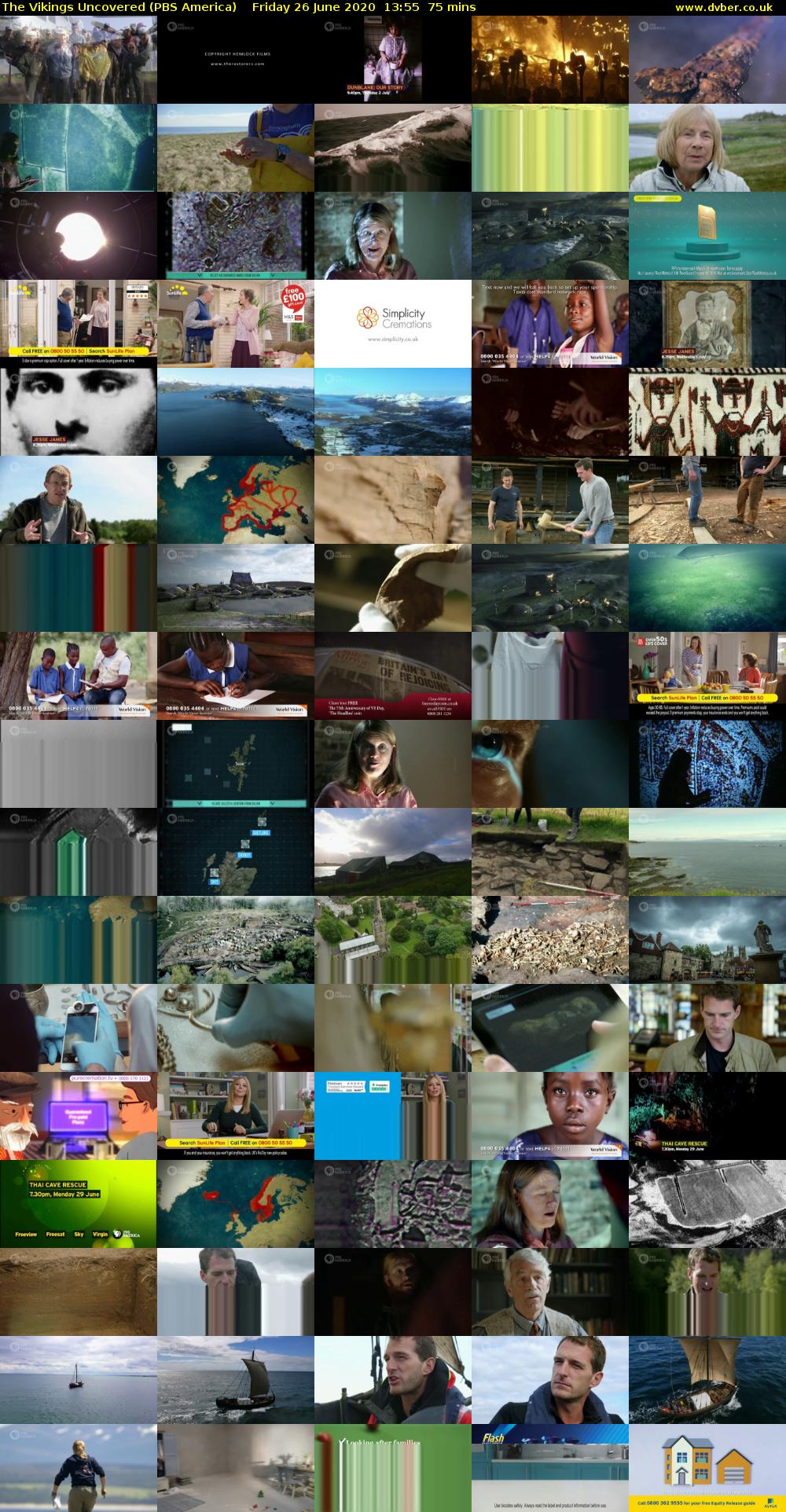 The Vikings Uncovered (PBS America) Friday 26 June 2020 13:55 - 15:10