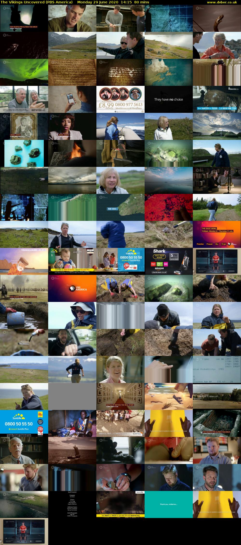 The Vikings Uncovered (PBS America) Monday 29 June 2020 14:15 - 15:35