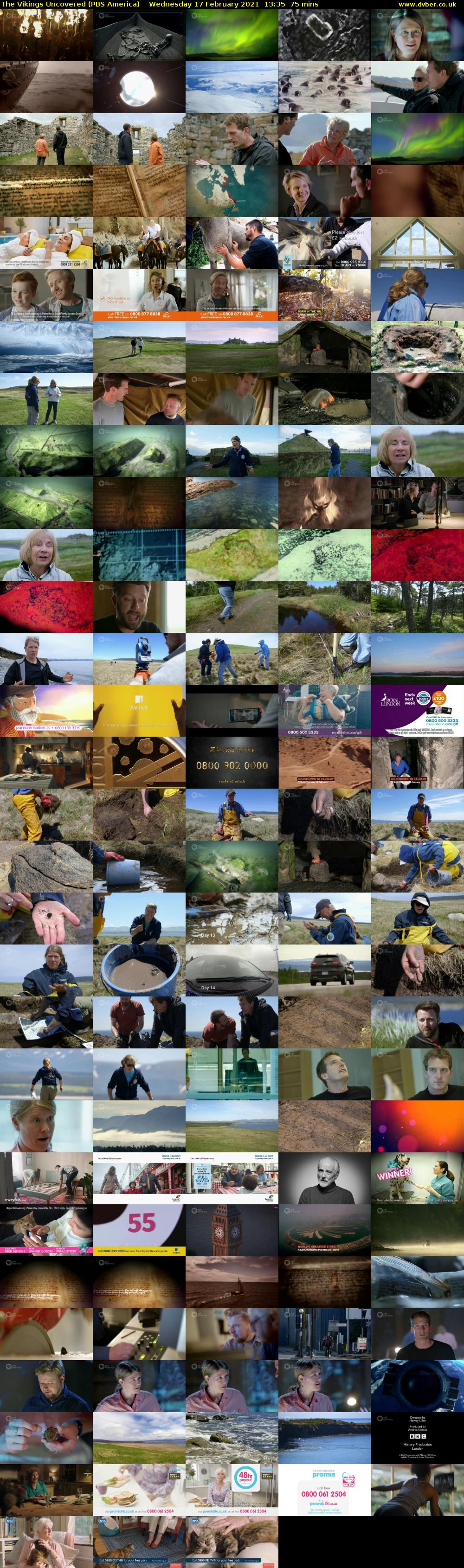 The Vikings Uncovered (PBS America) Wednesday 17 February 2021 13:35 - 14:50
