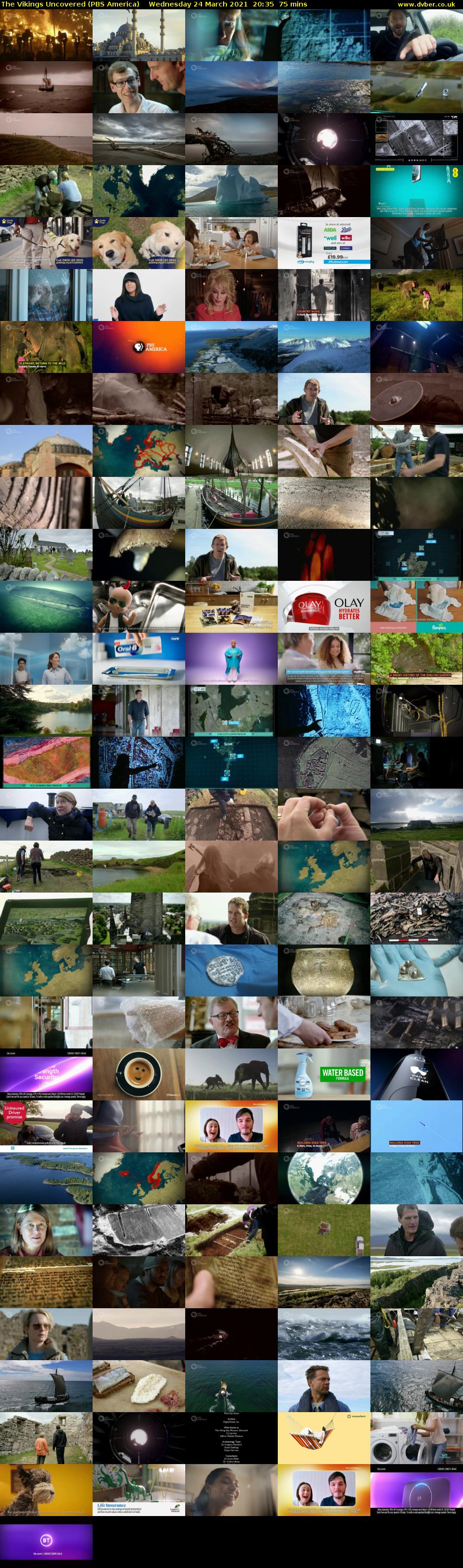 The Vikings Uncovered (PBS America) Wednesday 24 March 2021 20:35 - 21:50