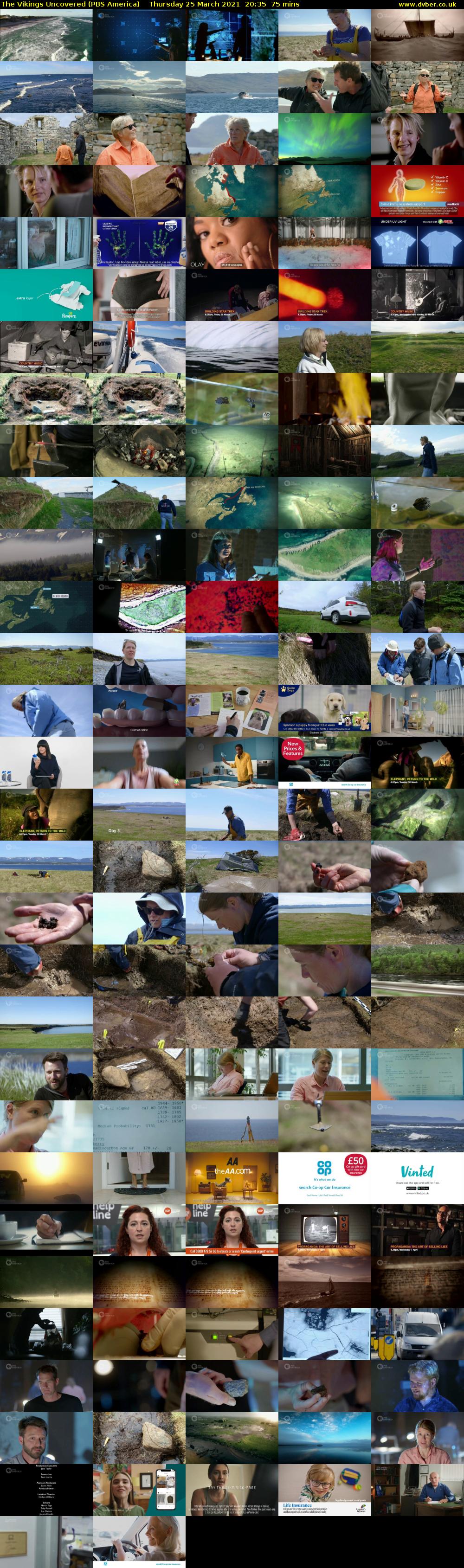 The Vikings Uncovered (PBS America) Thursday 25 March 2021 20:35 - 21:50