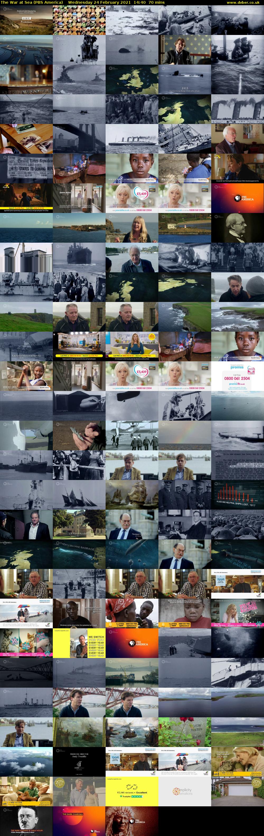 The War at Sea (PBS America) Wednesday 24 February 2021 14:40 - 15:50