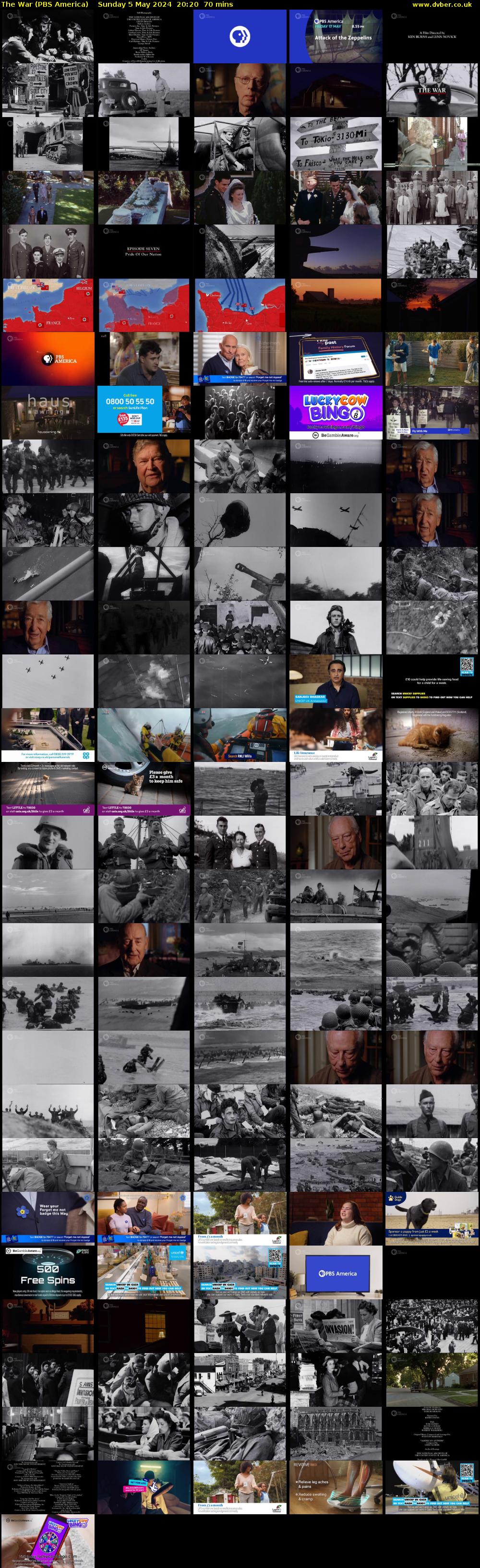 The War (PBS America) Sunday 5 May 2024 20:20 - 21:30