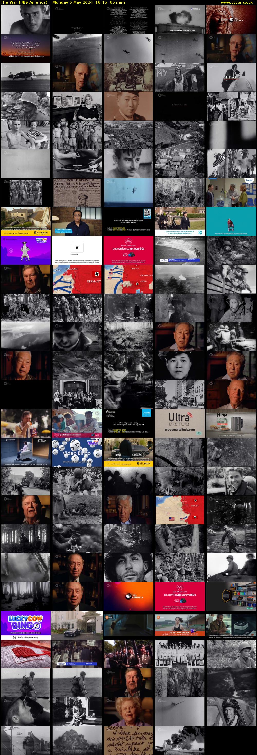 The War (PBS America) Monday 6 May 2024 16:15 - 17:20