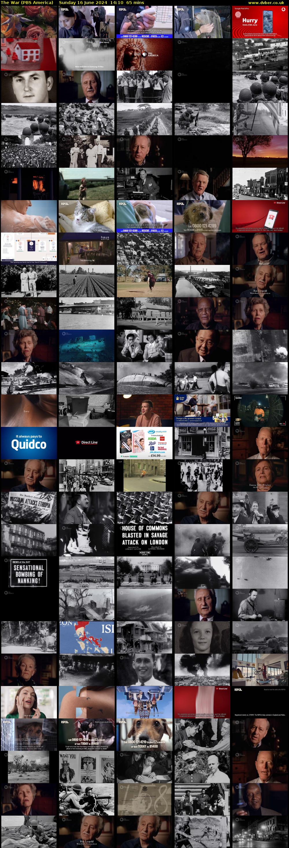 The War (PBS America) Sunday 16 June 2024 14:10 - 15:15