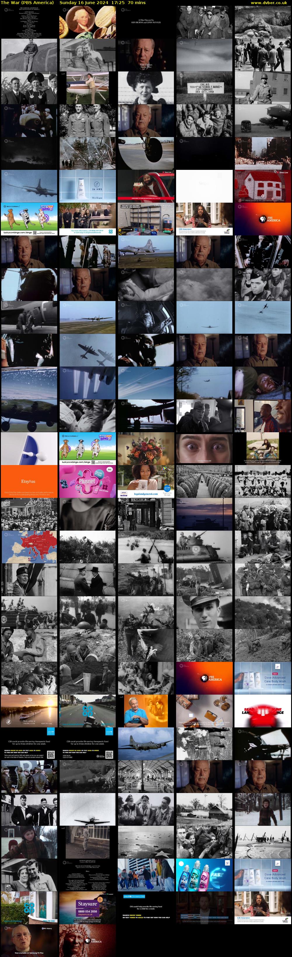 The War (PBS America) Sunday 16 June 2024 17:25 - 18:35