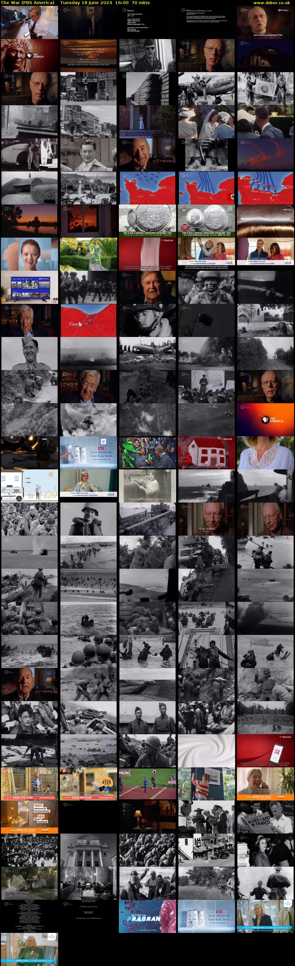 The War (PBS America) Tuesday 18 June 2024 16:00 - 17:10