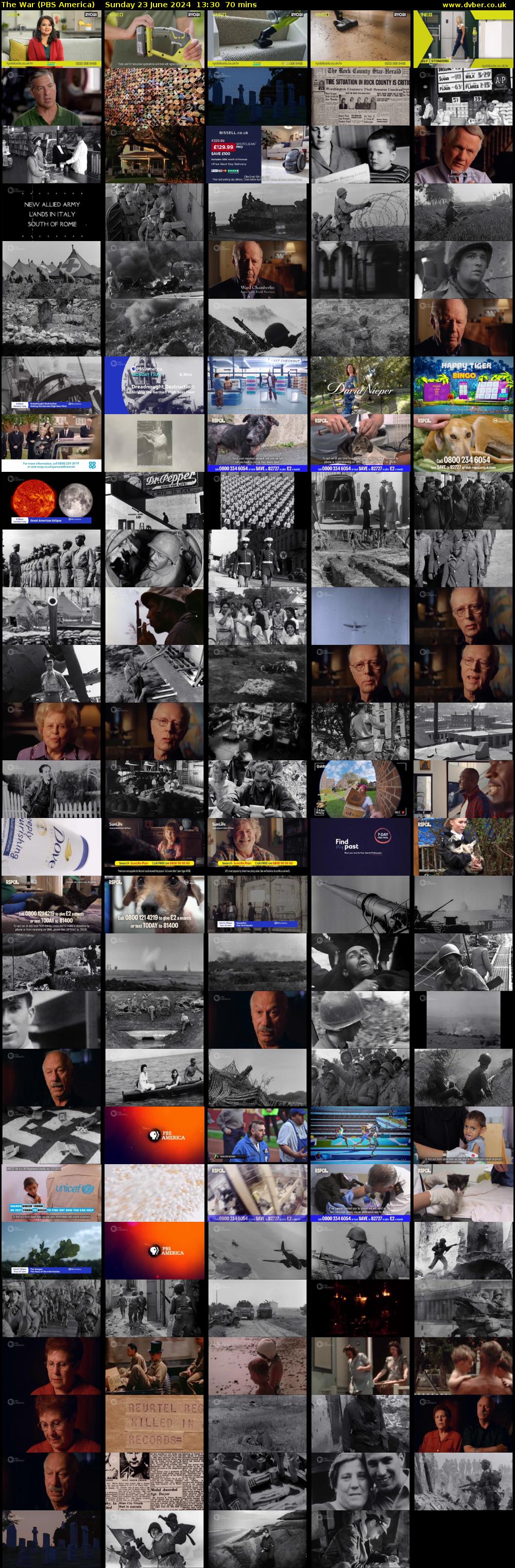 The War (PBS America) Sunday 23 June 2024 13:30 - 14:40