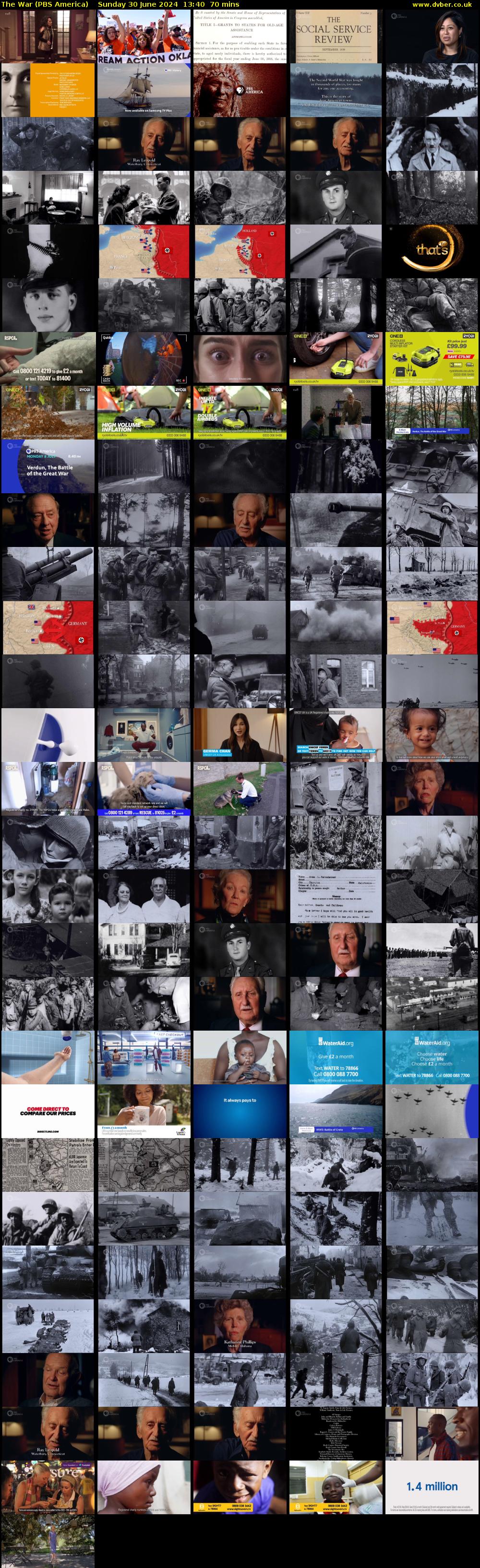 The War (PBS America) Sunday 30 June 2024 13:40 - 14:50